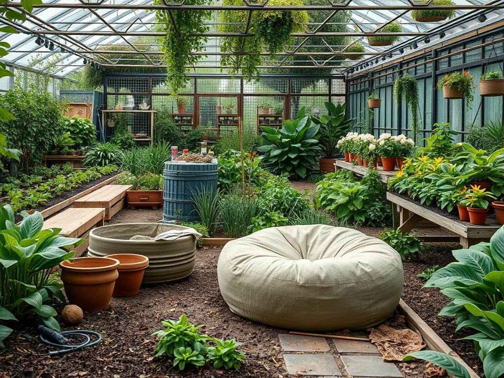 Backyard Bean Bag Seating