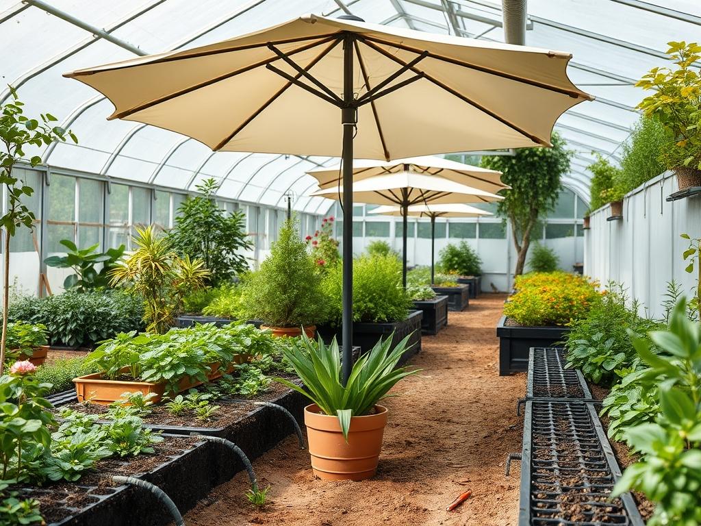 Backyard Cantilever Umbrellas