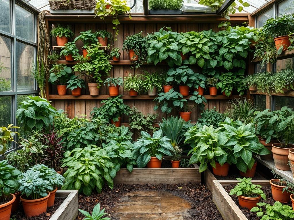 Backyard Herb Wall Layouts
