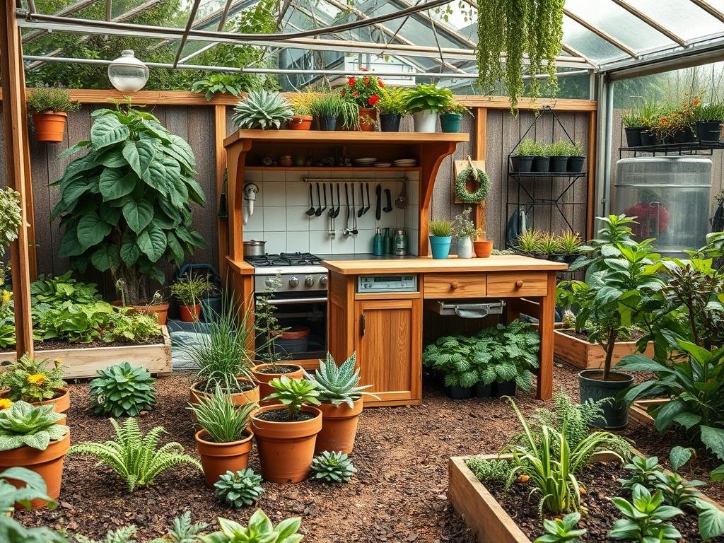 Backyard Play Kitchen Ideas