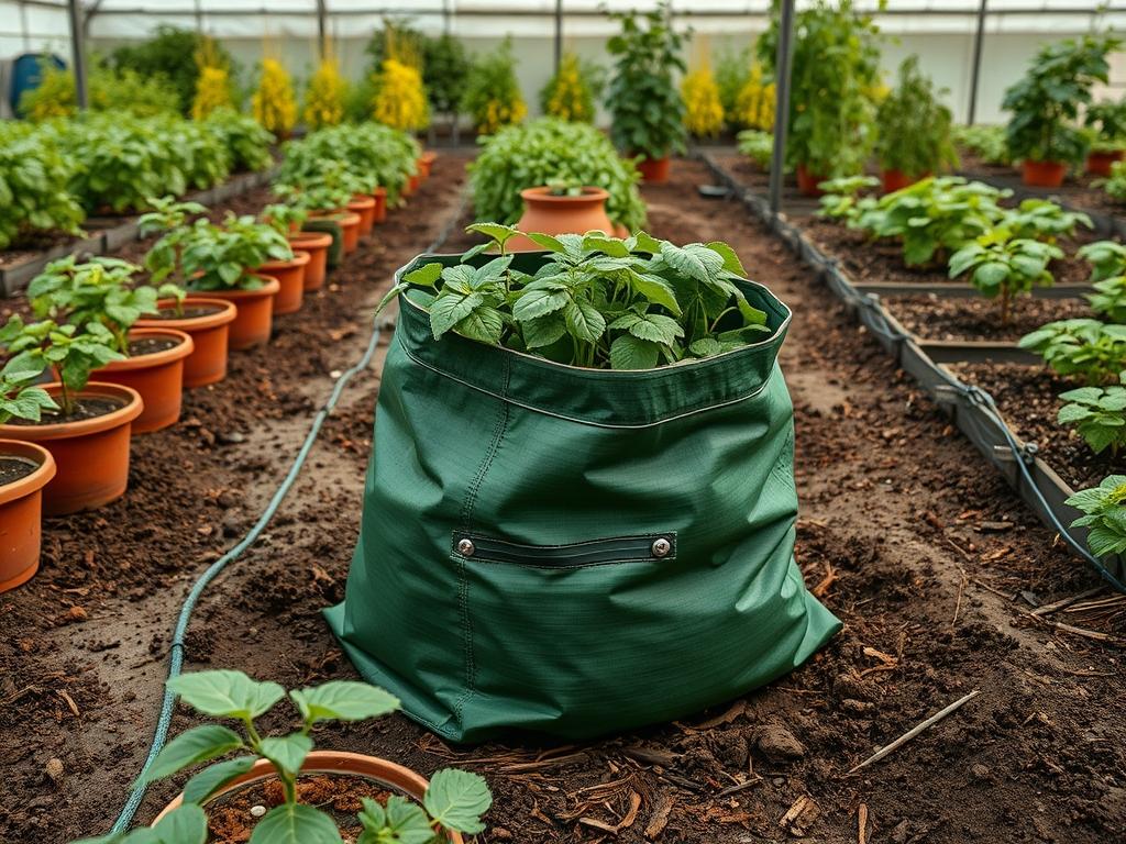 Backyard Potato Growing Bags