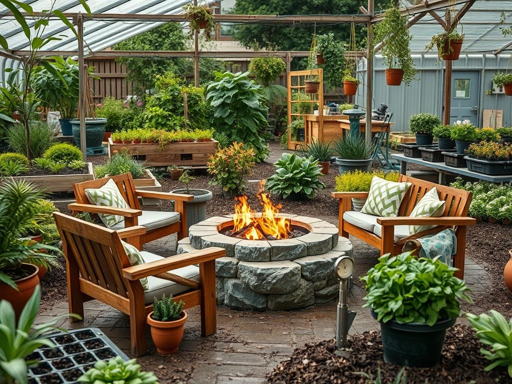 Cozy Fire Pit Seating