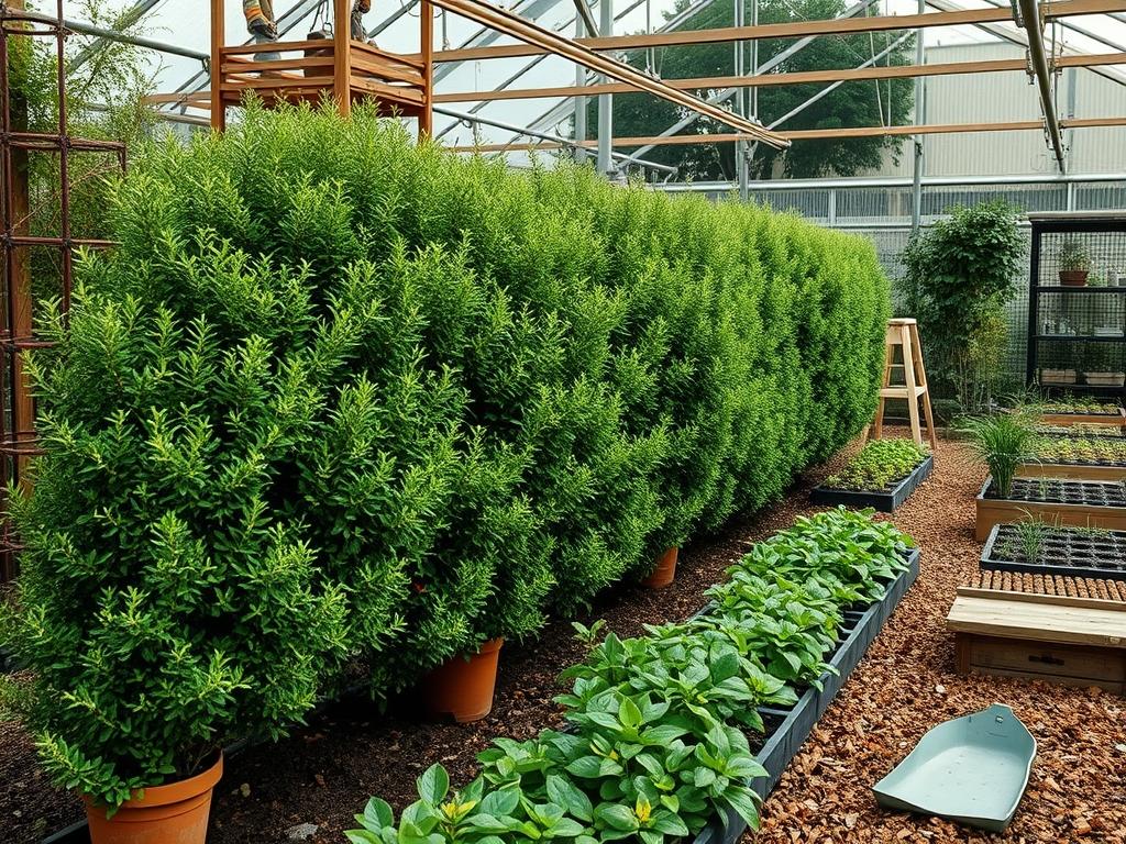 Privet Privacy Hedge Growth