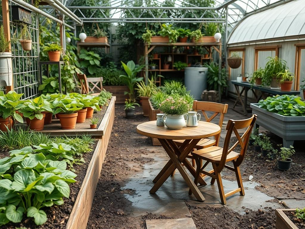 Backyard Bistro Set Styling
