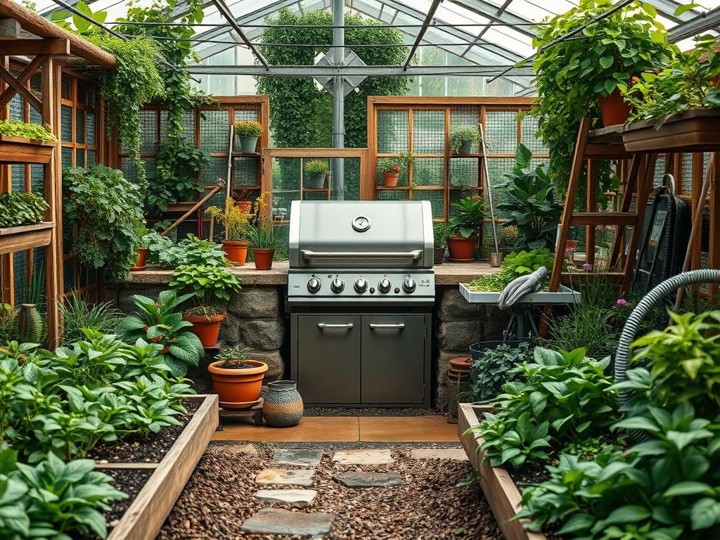 Backyard Built-In Grills