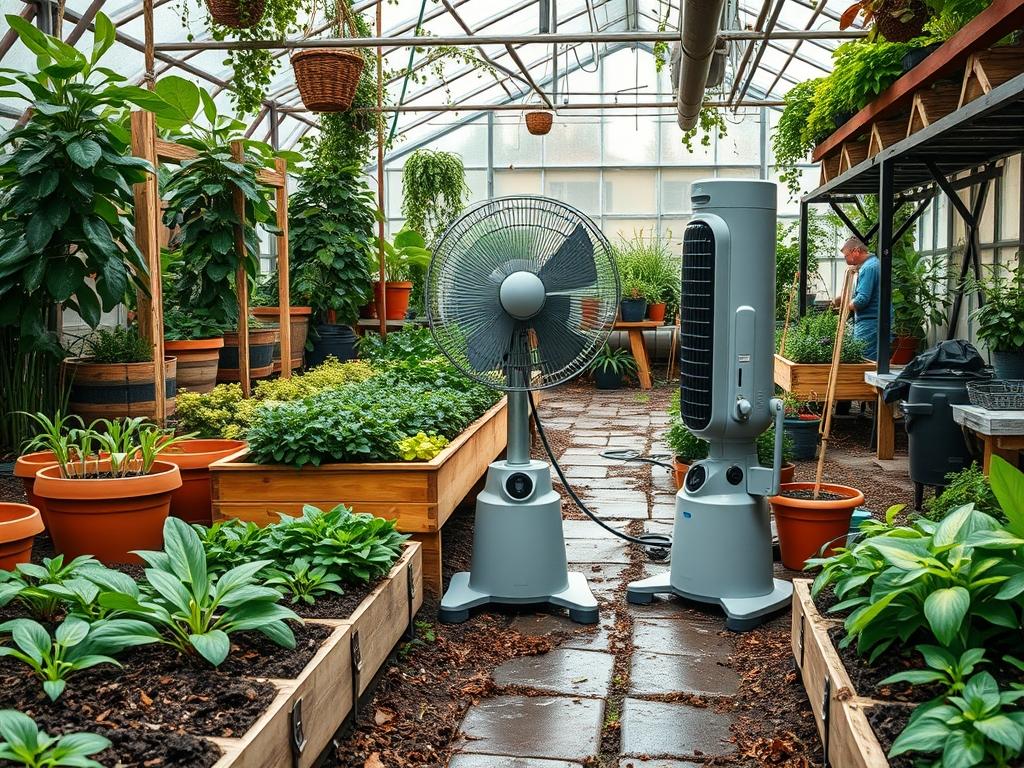 Backyard Cooling Fans for Pets