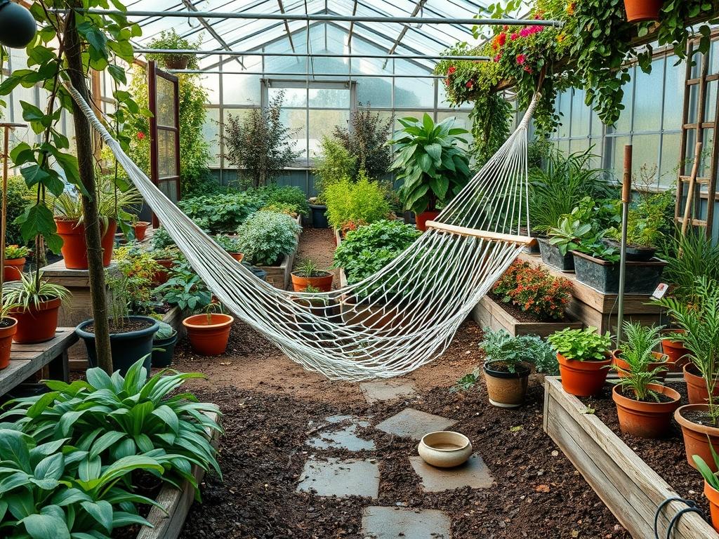 Backyard Hammock Chair Setup