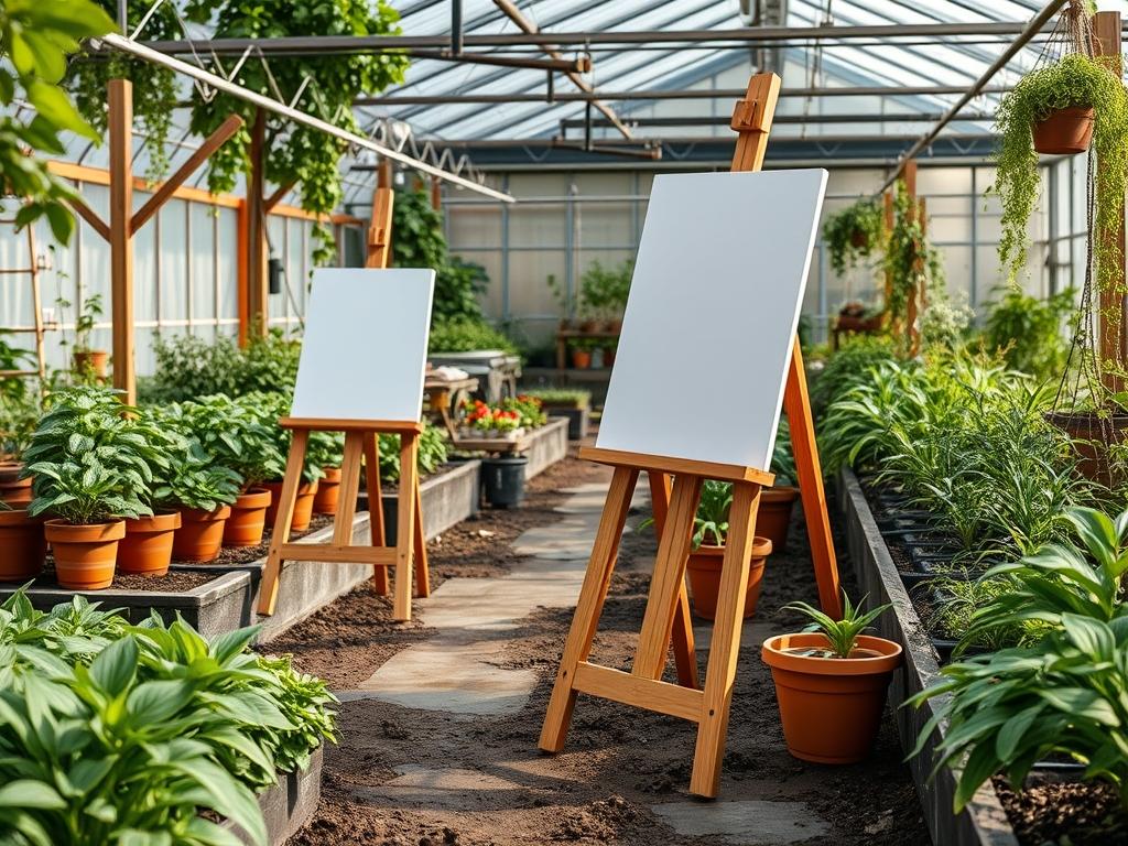 Backyard Outdoor Art Easels