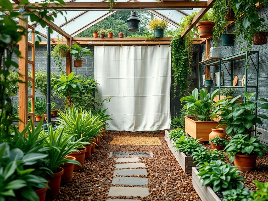 Backyard Privacy Fabric Screens