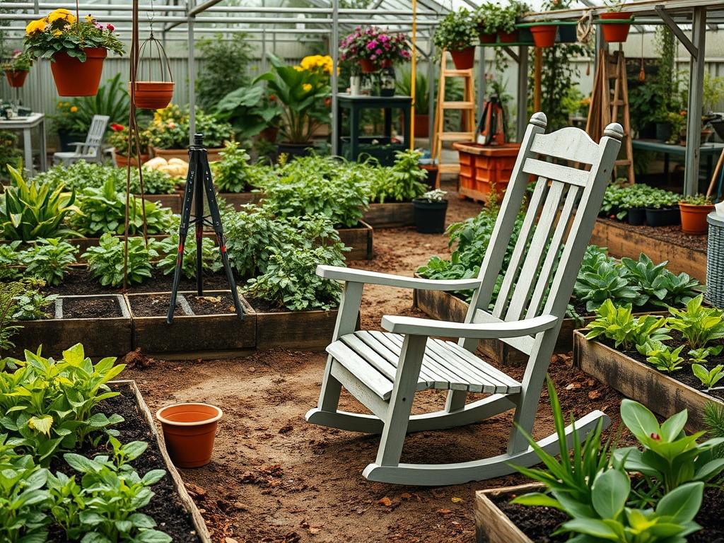 Backyard Rocking Chairs