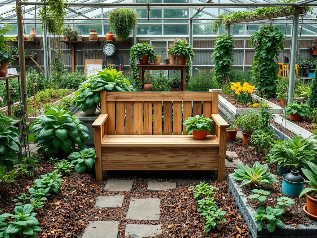 Backyard Storage Bench DIY