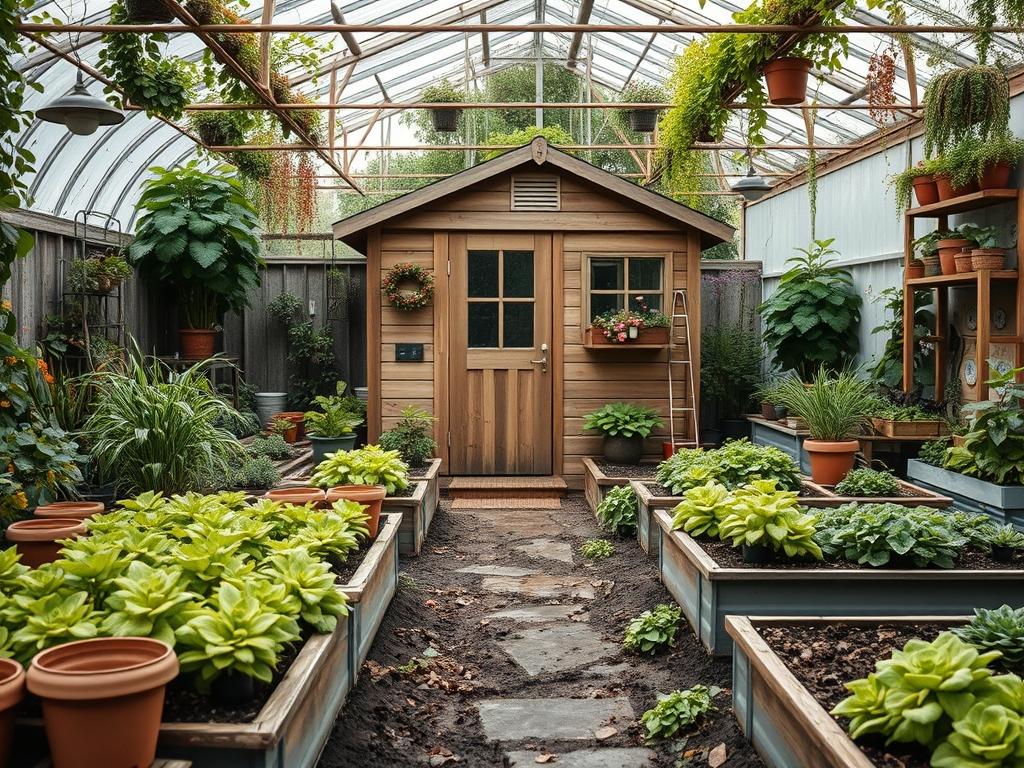 Backyard Storage Shed Styling
