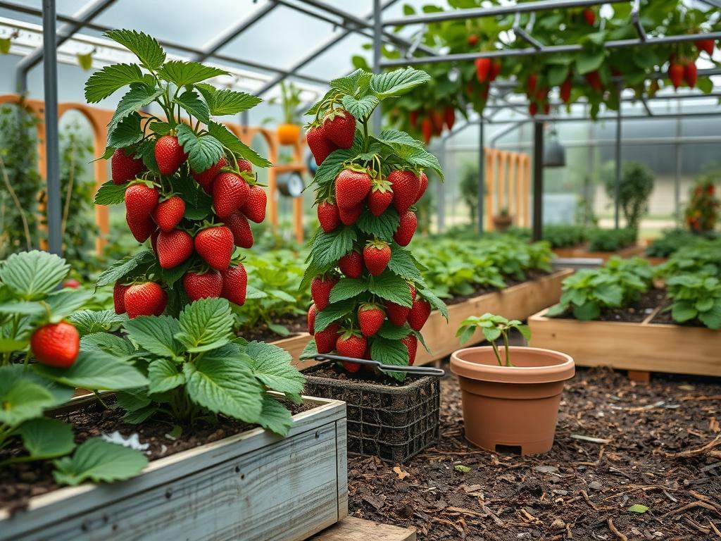 Backyard Strawberry Tower Tips