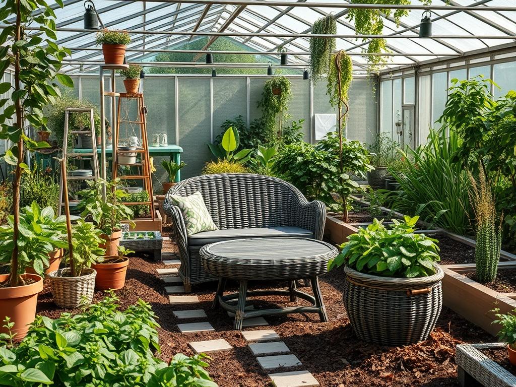 Backyard Wicker Furniture