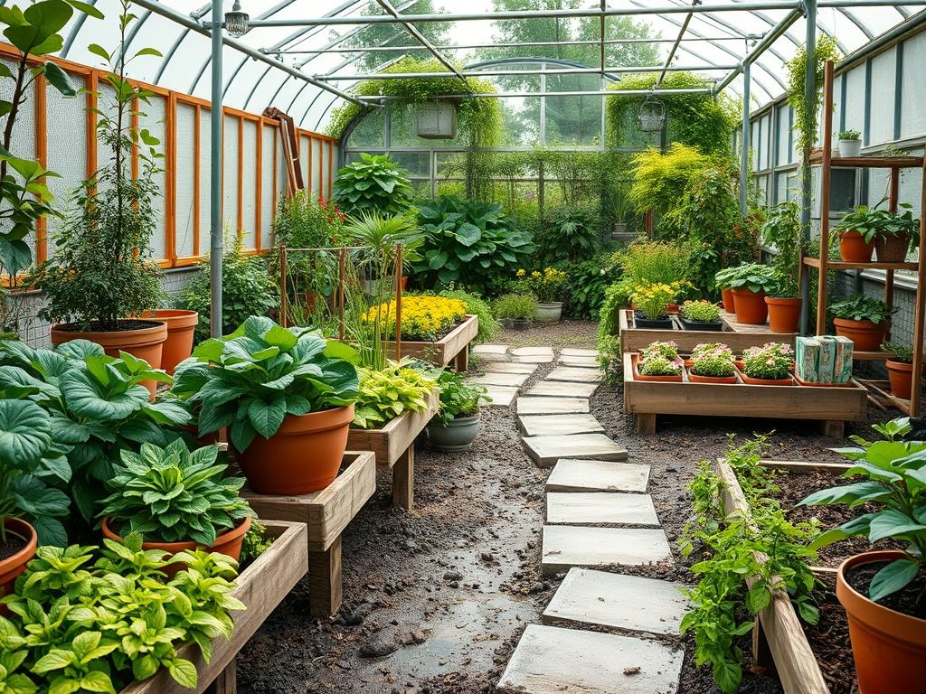Backyard Zoning with Planters