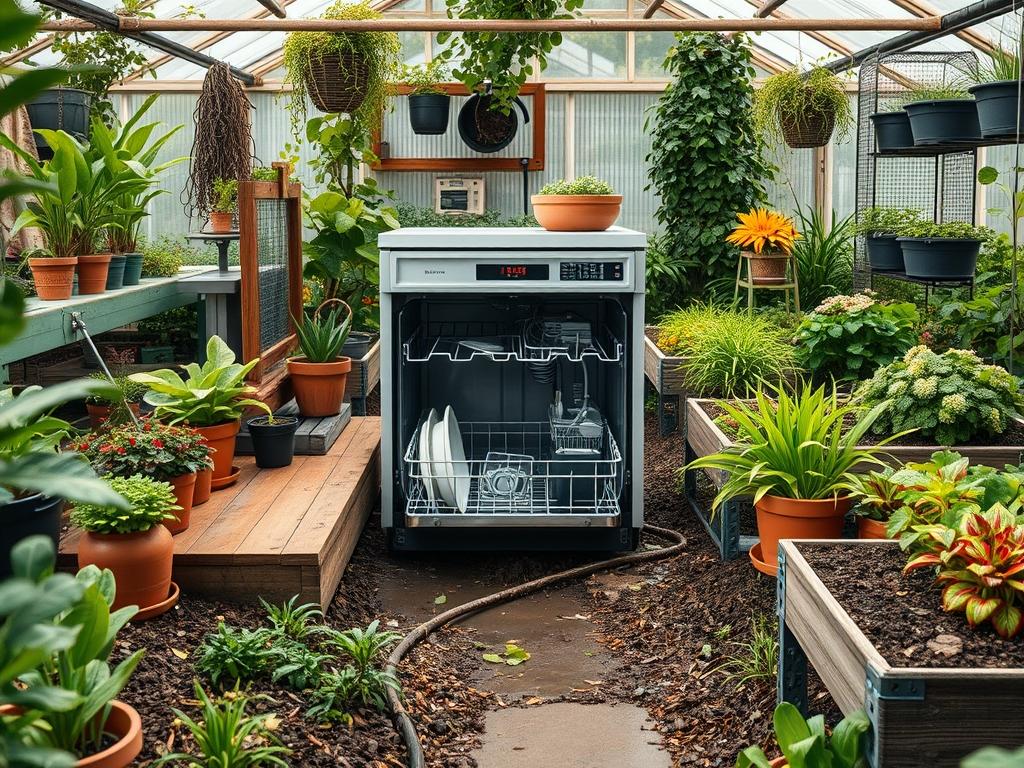 Outdoor Dishwasher Installation