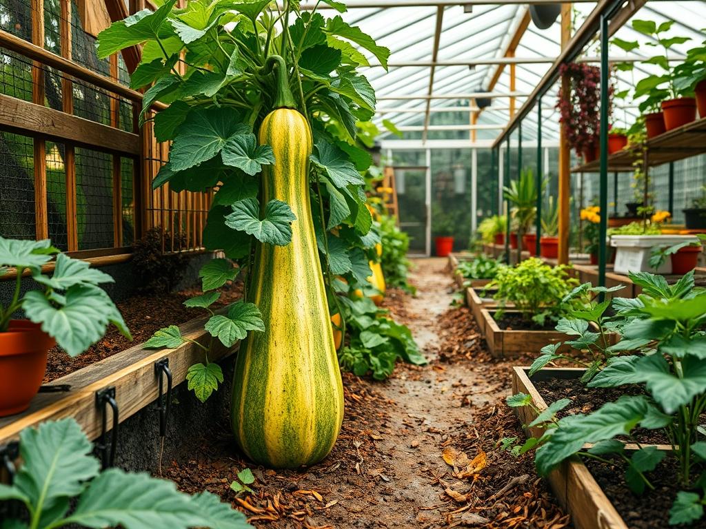 Vertical Backyard Squash