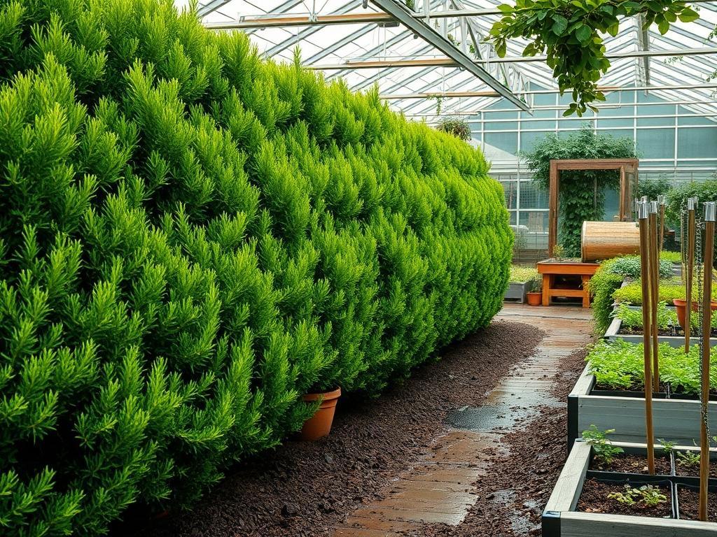 Yew Privacy Hedge Trimming