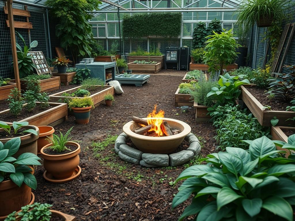 Backyard Fire Pit Mats