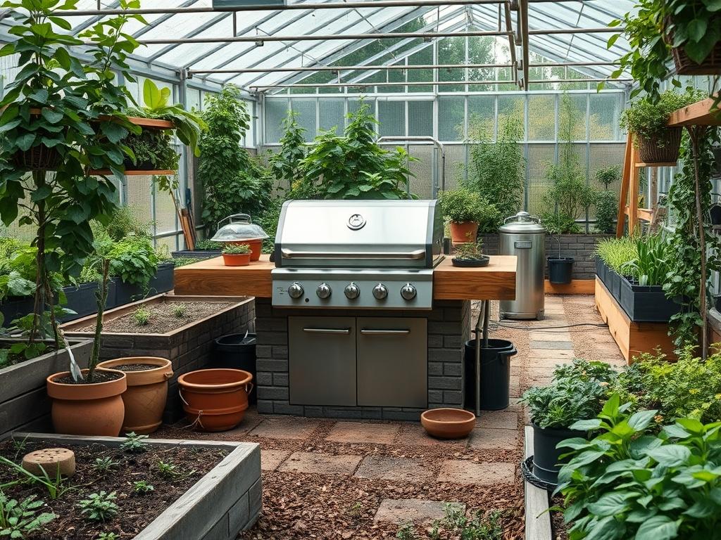 Backyard Outdoor Grill Islands