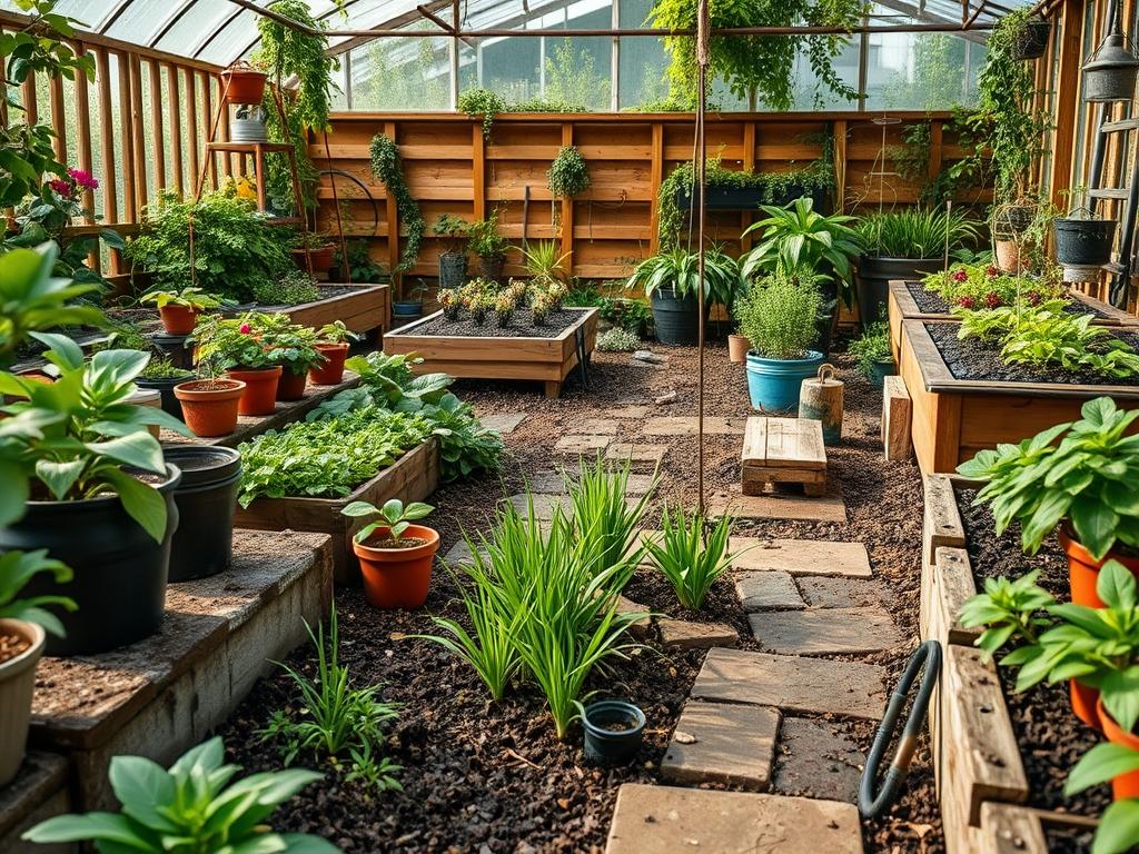 Backyard Stone Patio Weeding