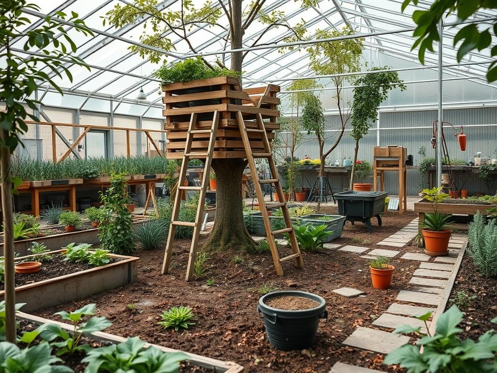 Backyard Tree Fort Ladders